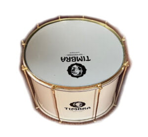 Surdo Axé 20" x 40cm white Gold HW Samba World Percussion